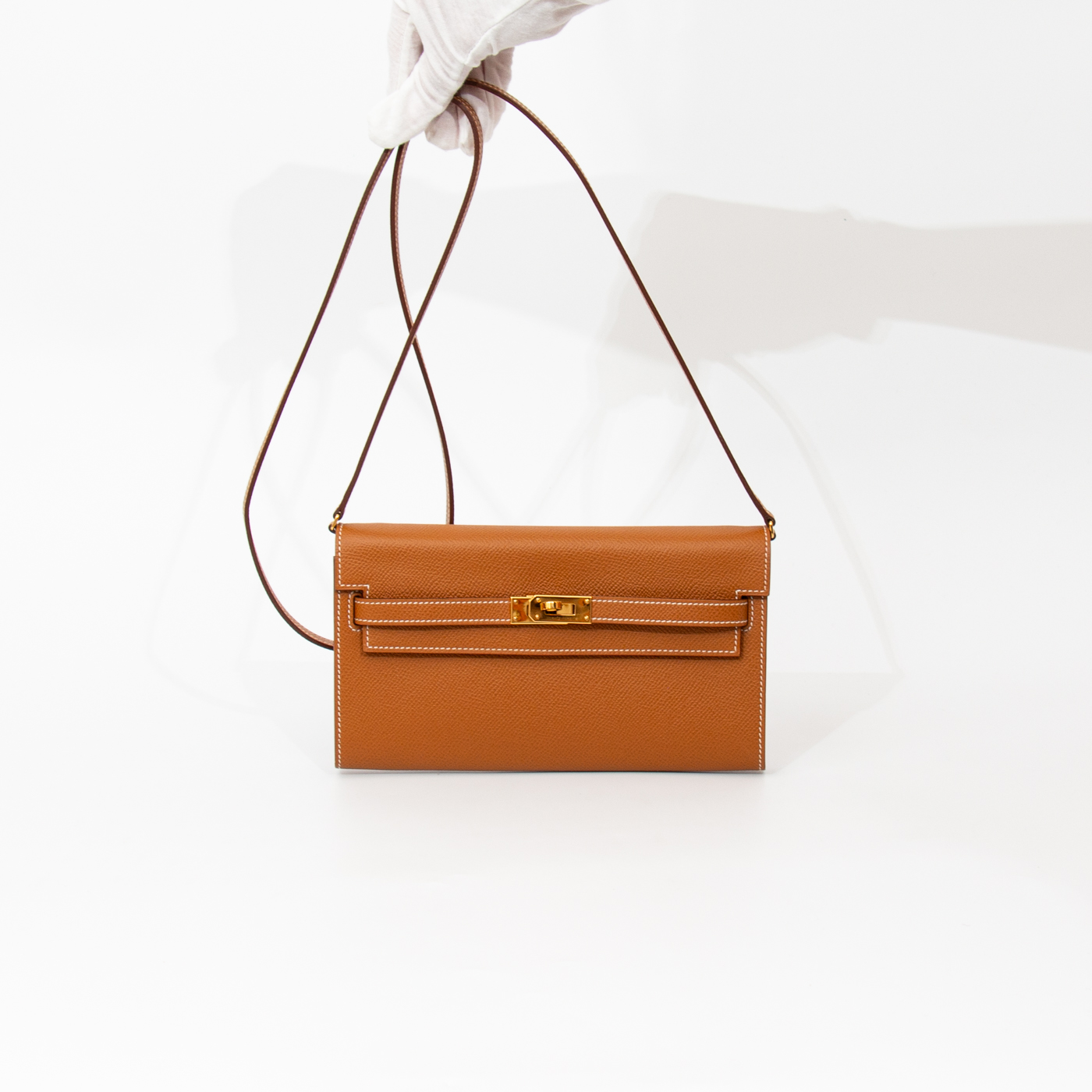Hermès Kelly To Go Epsom Tasche Gold mit GHW 2020