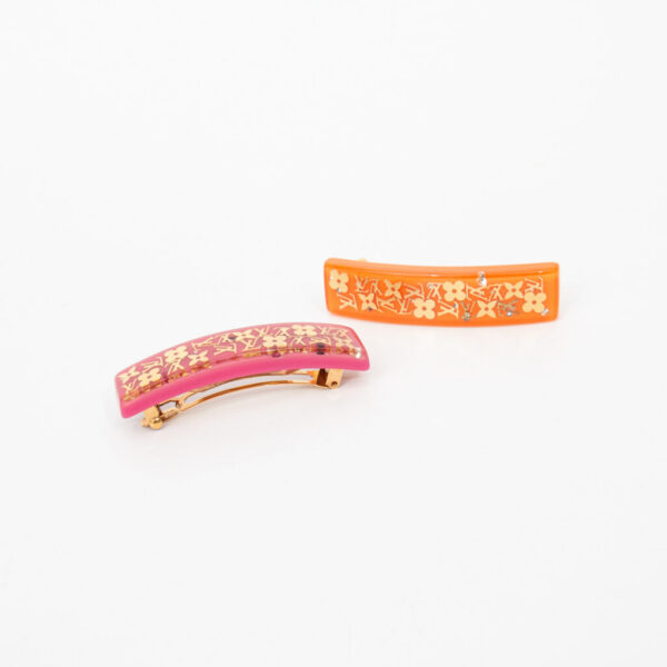 Pince à cheveux Louis Vuitton Inclusion rose