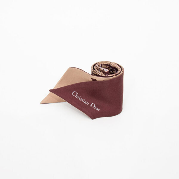 Dior Schal Mitzah Seide Bordeaux