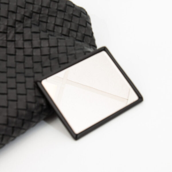 Bottega Veneta Intrecciato Shopper Leather Tote Black
