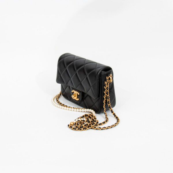 Chanel Tasche Single Flap Mini Rectangular Pearl Crush H8HKX6P0