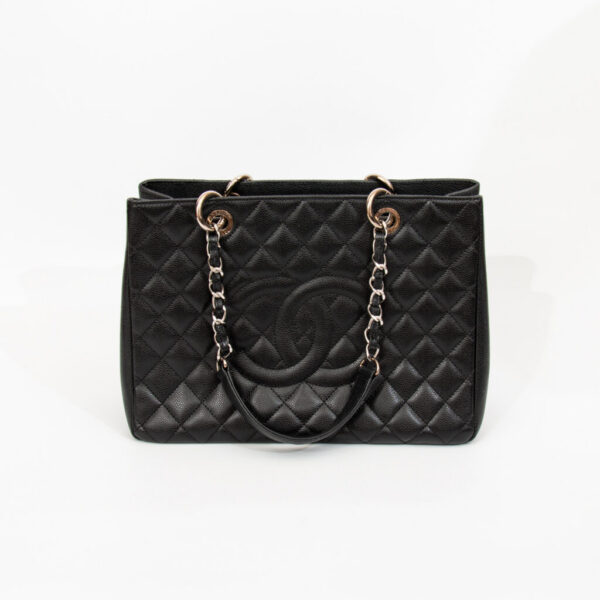 Chanel Shopper Tasche GST Caviar Leder Schwarz 2014 19283349