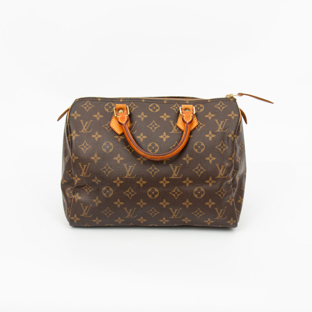Louis Vuitton Tasche Monogram Speedy 30 Canvas Braun 2007 AA1057