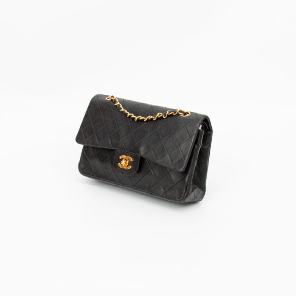 Chanel Timeless Medium Bag Lambskin Black 1417235 1989-1991