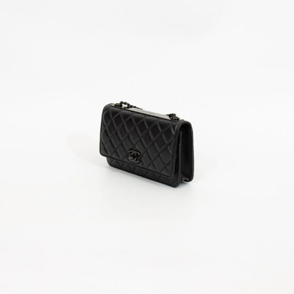Chanel Tasche Wallet on Chain Trendy All Black C38T9XT2