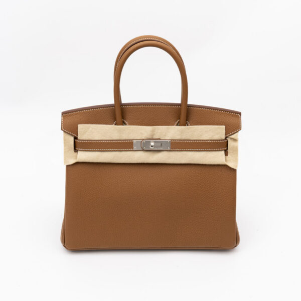 Hermès Birkin 30 Togo Gold mit Palladium Hardware 2026 Neu Full Set