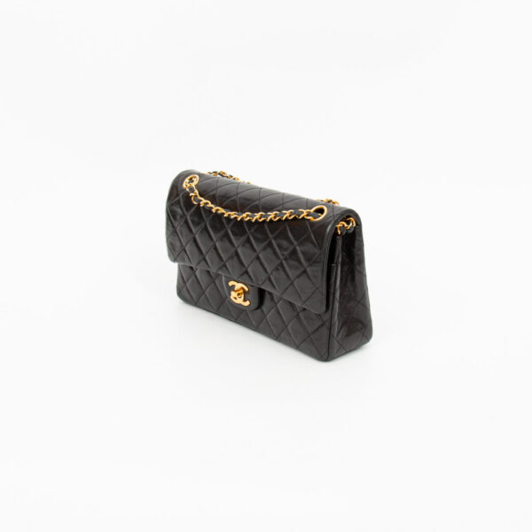 Bolso Chanel Timeless mediano de piel de cordero, estilo vintage de los años 80