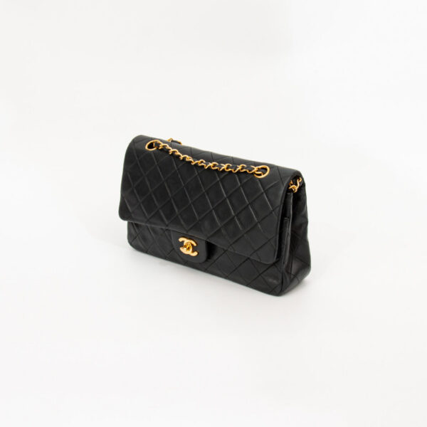 Chanel Tasche Timeless Double Flap Medium 1463056 1989-1991