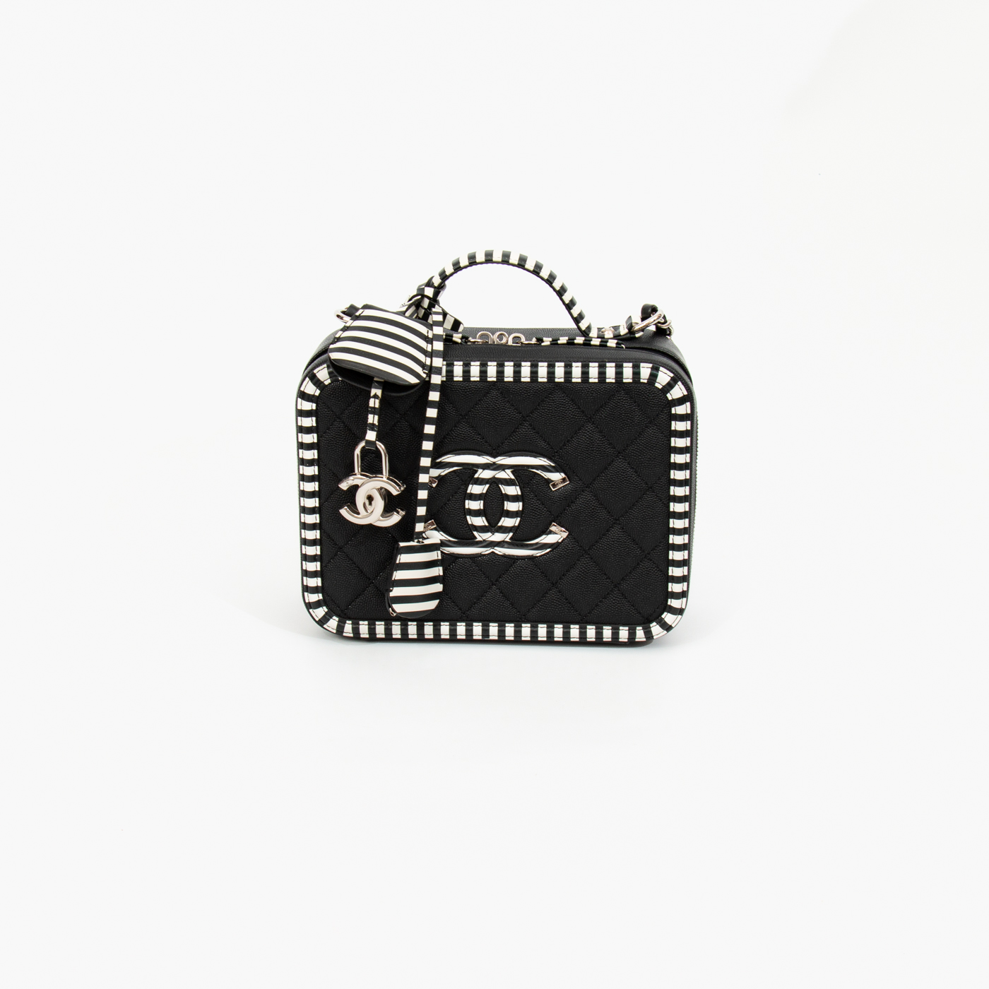 Chanel bag Vanity Cc Filigree Caviar 2018-2019 26927613