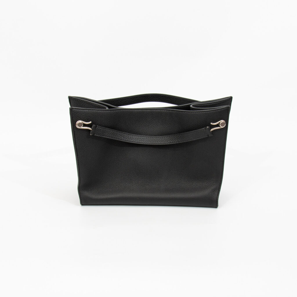The Row Alexia Leder Handtasche Schwarz