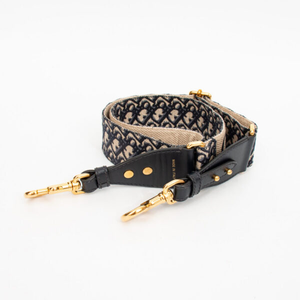 Bandoulière Dior Oblique, bleu foncé