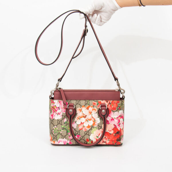 Sac Gucci GG Blooms à poignée supérieure, petit modèle