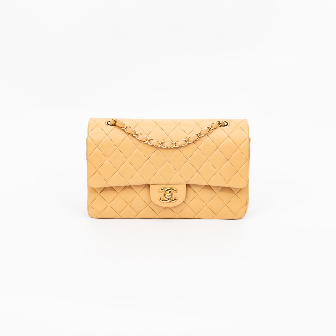Sac Chanel Timeless moyen en cuir d'agneau 2002-2003 7257077