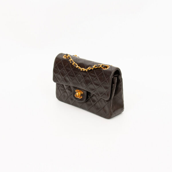 Bolso Chanel Timeless pequeño de doble solapa, negro con herrajes dorados, 1994-1996, 3961127