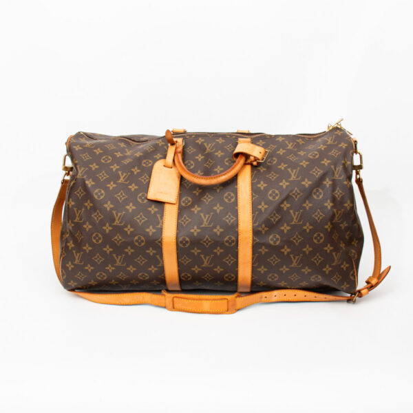 Louis Vuitton Tasche Monogram Keepall Bandouliere 55 Canvas 1990 SP0970