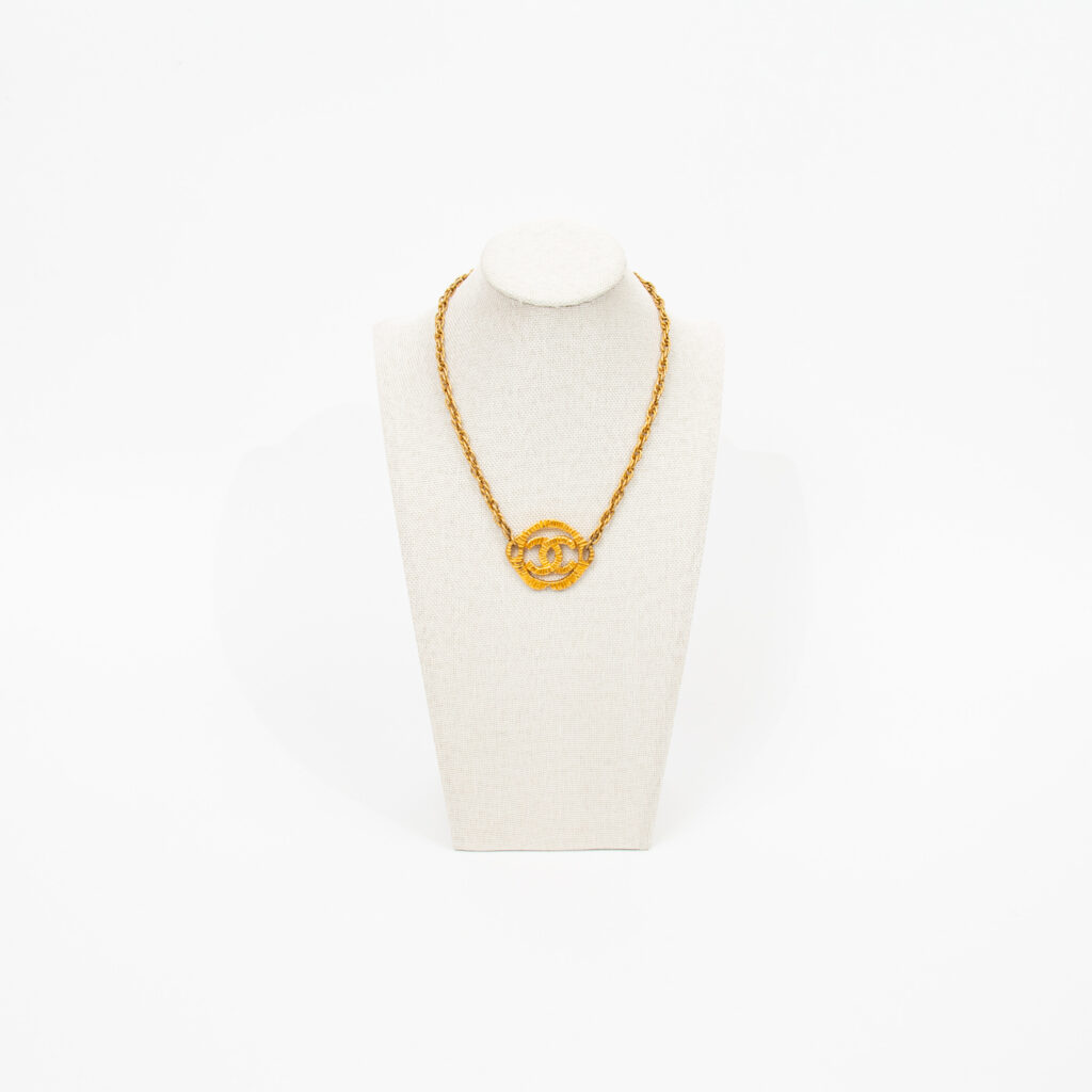 Chanel Halskette CC Metall Gold