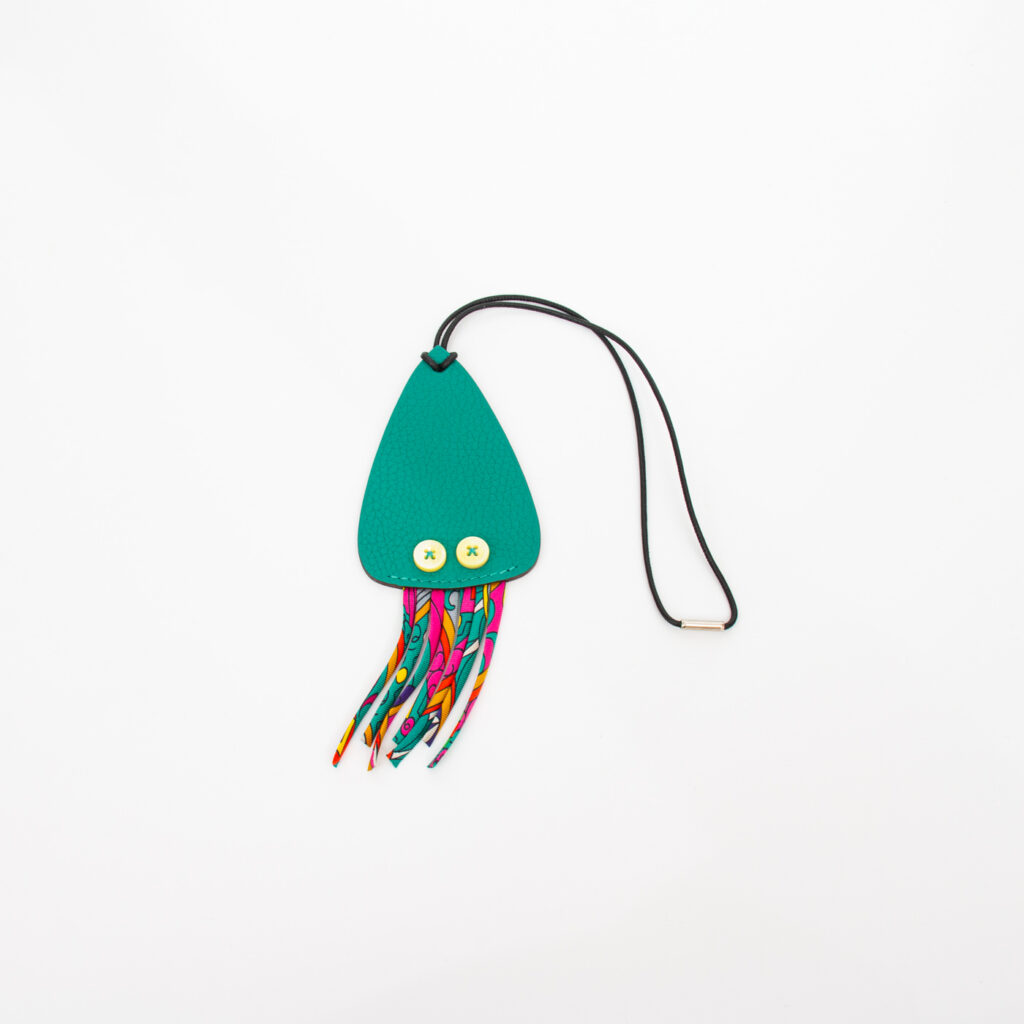 Hermès Petit H Jellyfish Bag Charm Anhänger