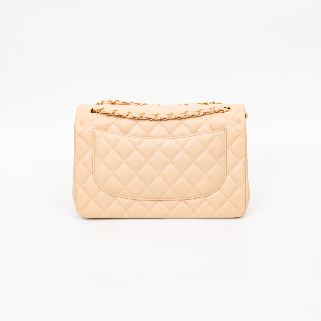Chanel Tasche Timeless Jumbo Beige Mit Goldener Hardware 2011 14764889