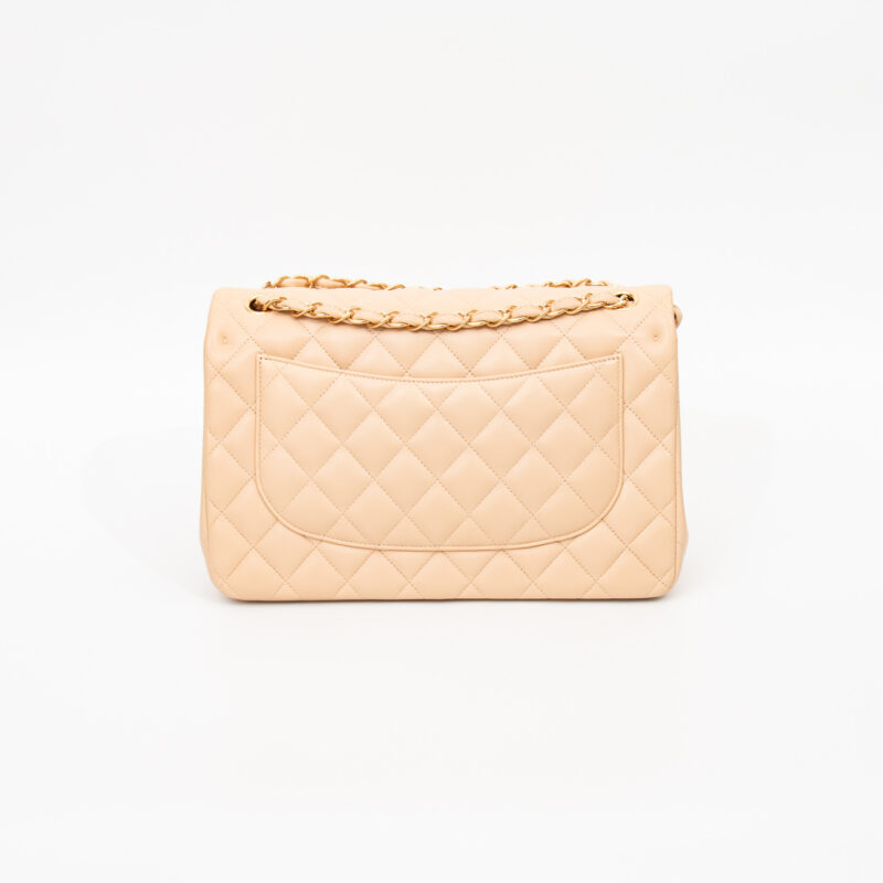 Chanel Tasche Timeless Jumbo Beige Mit Goldener Hardware 2011 14764889 – Bild 4