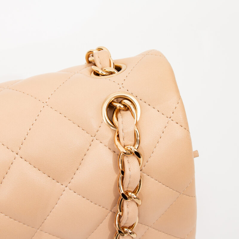 Chanel Tasche Timeless Jumbo Beige Mit Goldener Hardware 2011 14764889 – Bild 8