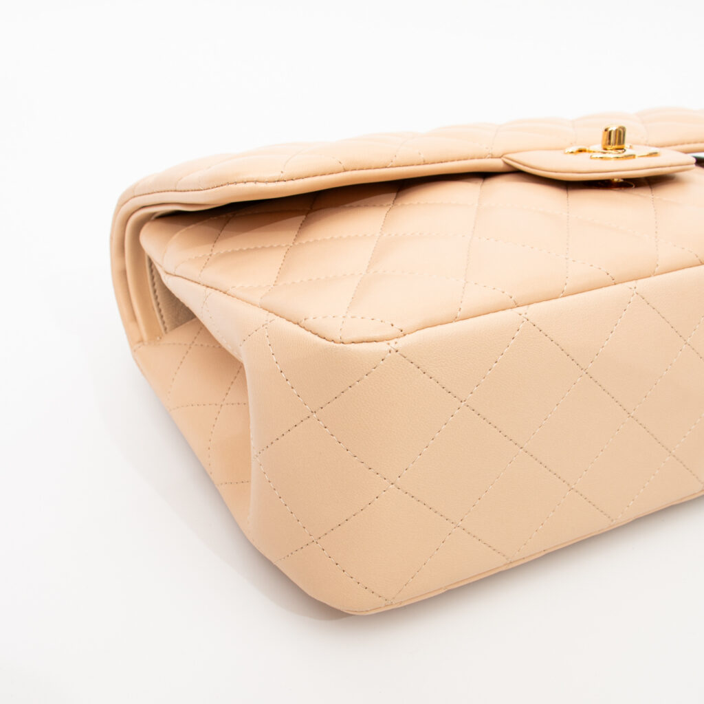 Chanel Tasche Timeless Jumbo Beige Mit Goldener Hardware 2011 14764889