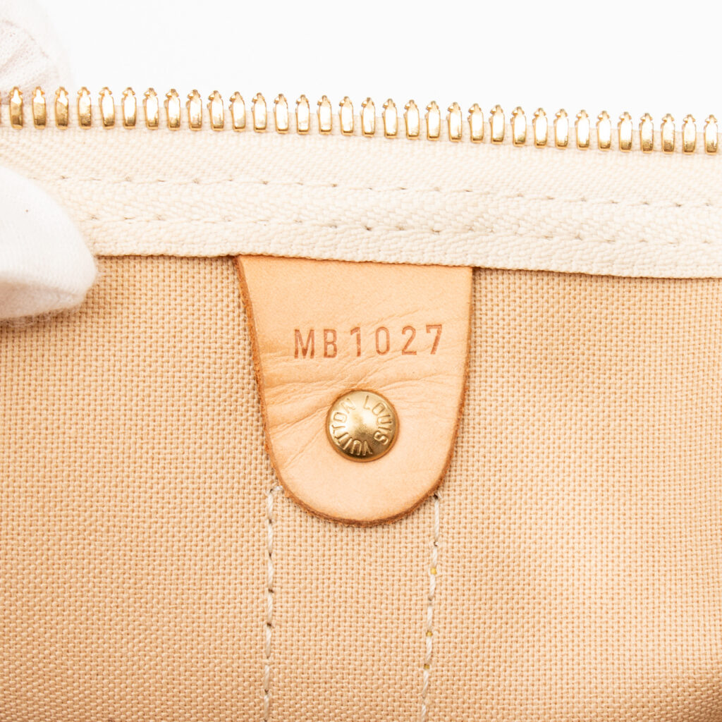 Louis Vuitton Tasche Keepall 50 Damier Azur Canvas 2007 MB1027