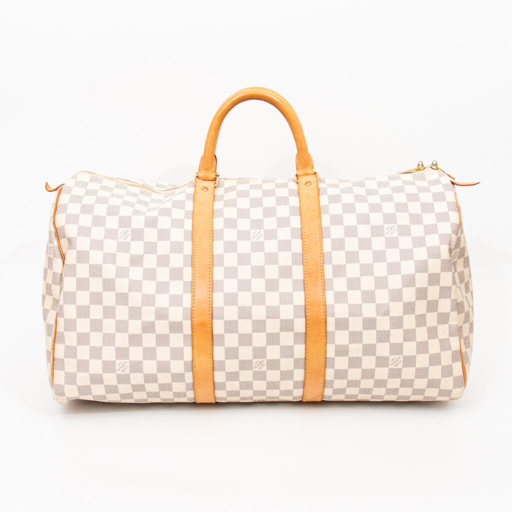 Louis Vuitton Tasche Keepall 50 Damier Azur Canvas 2007 MB1027