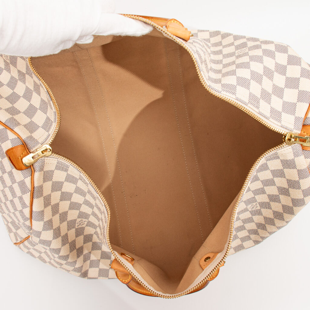 Louis Vuitton Tasche Keepall 50 Damier Azur Canvas 2007 MB1027