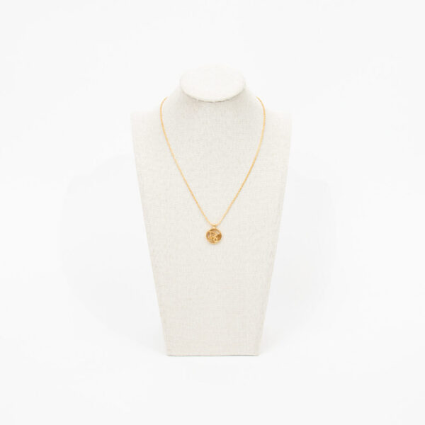 Christian Dior Halskette Dior Logo Vergoldet Gold