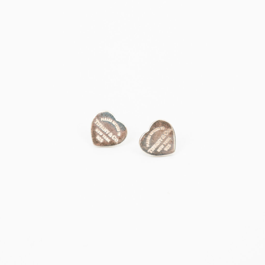 Other Tiffany Return to Sender Mini Herz Ohrringe Silber