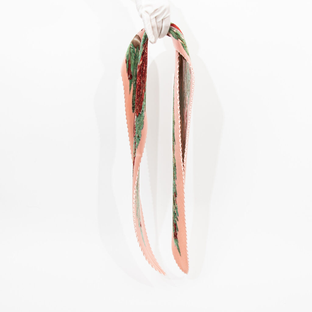 Hermès Tuch Carre Plissé Citrouilles Coloquintes Rosa