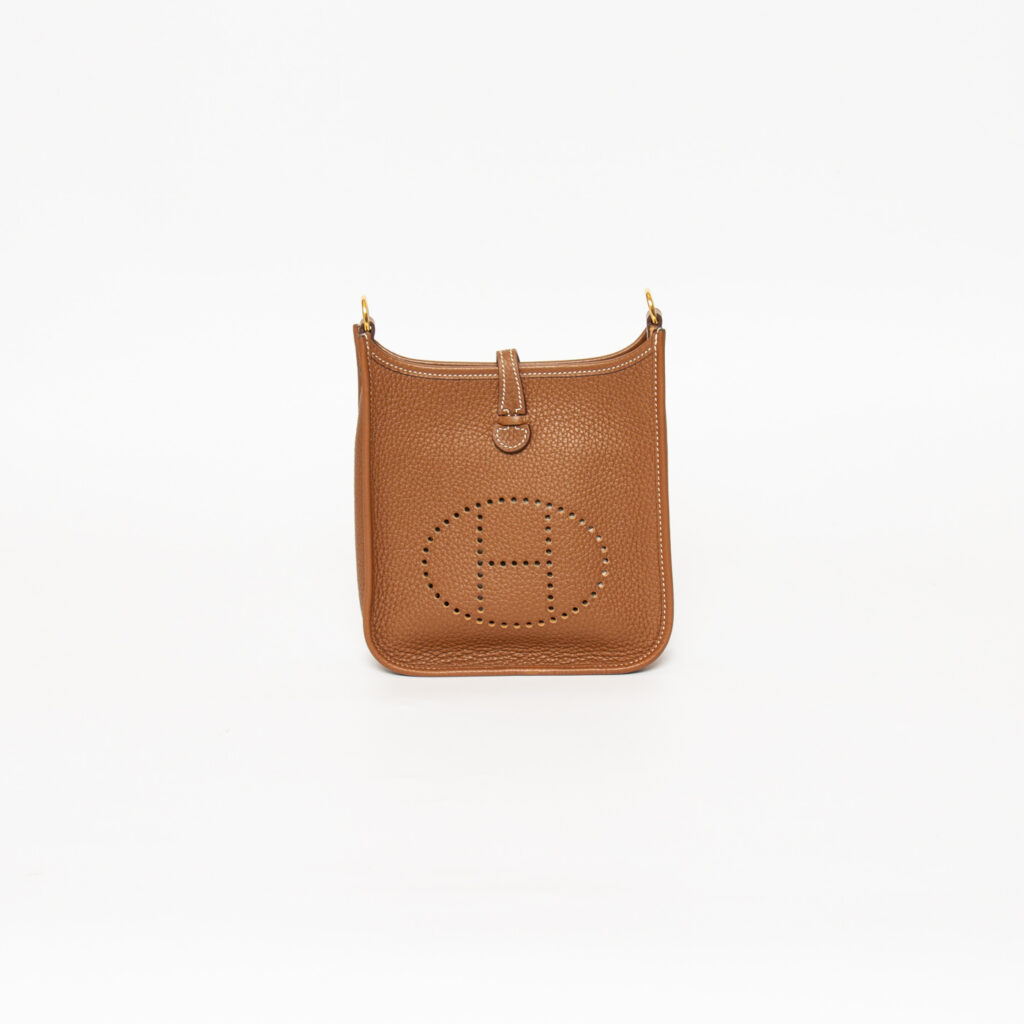 Hermès Evelyne 16 Gold mit Gold Neu