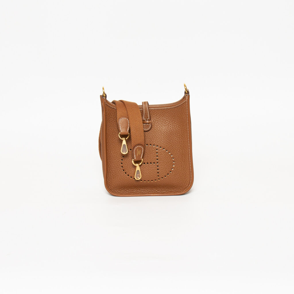 Hermès Evelyne 16 Gold mit Gold Neu