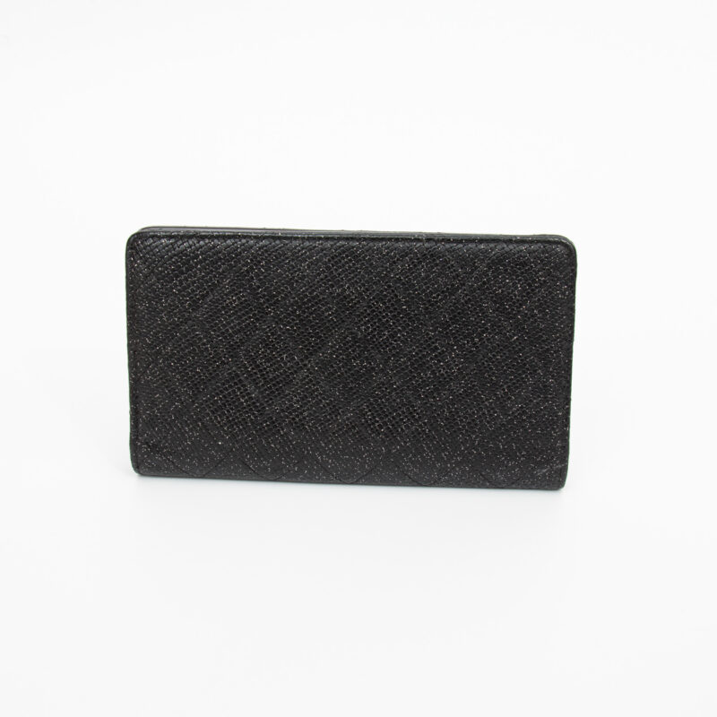 Chanel Geldbörse Long Wallet Leder Schwarz 2013–2014 18404702 – Bild 2