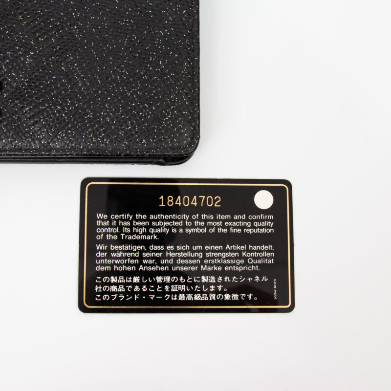 Chanel Geldbörse Long Wallet Leder Schwarz 2013–2014 18404702 – Bild 5