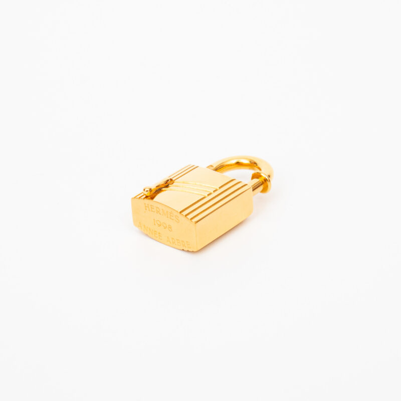 Hermès Charm Hermès Annee Arbre 1998 Cadena Lock – Bild 5
