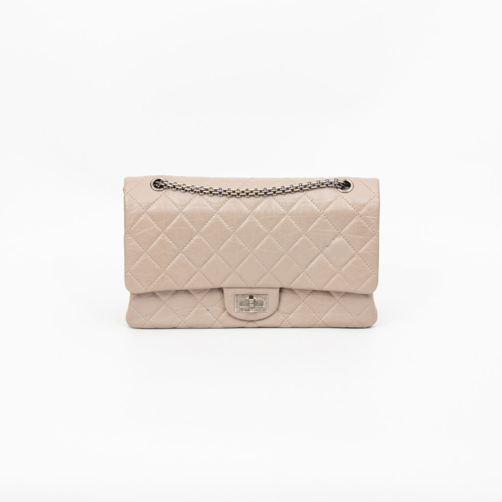 Chanel 2.55 Jumbo Bag Greige