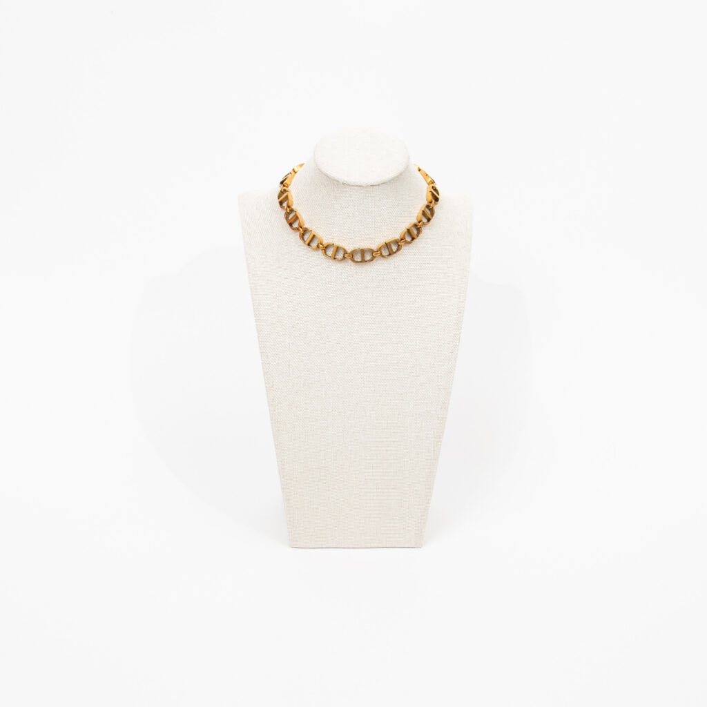 Dior Choker 30 Montaigne Halskette Aus Vergoldetem Metall In Gold
