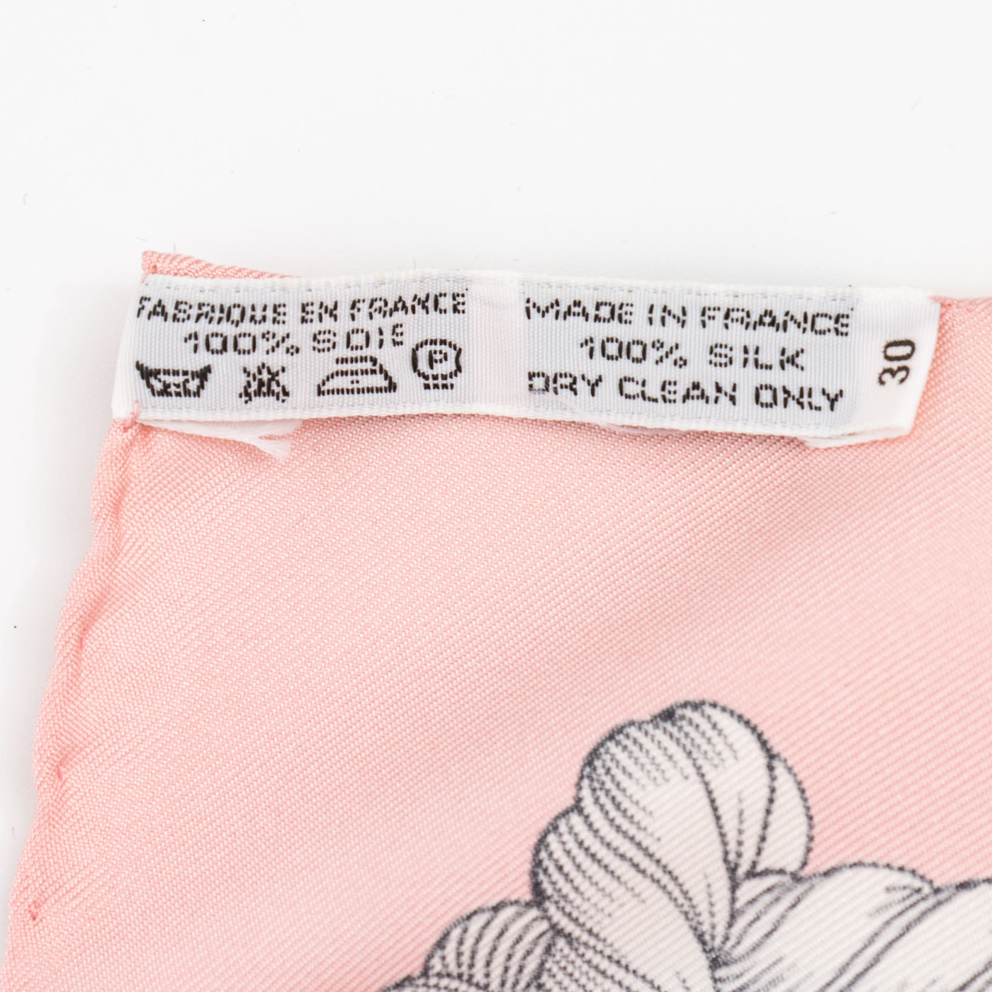 Hermès foulard en soie Carré 90 Feux De Route Apercus La Nuit En Mer Rose – Image 4