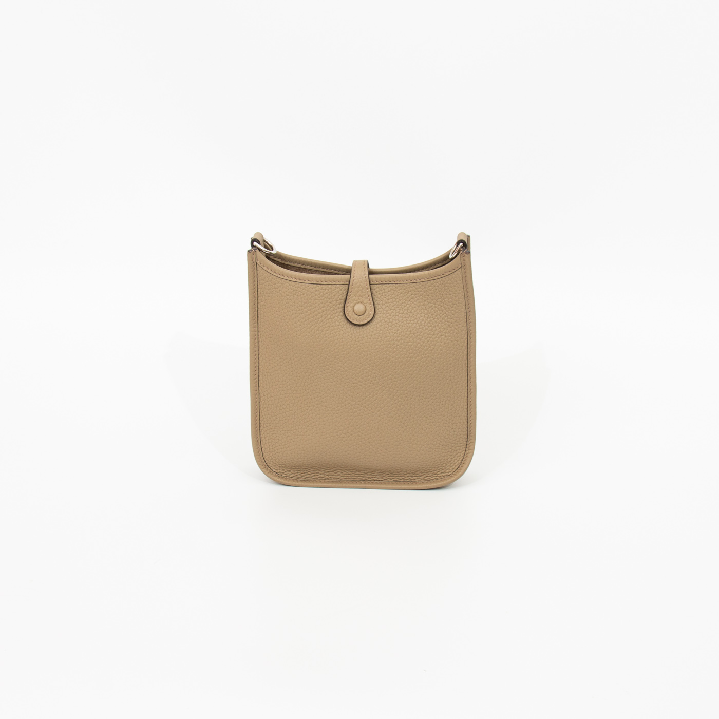 Hermès Evelyne 16 Crossbody Clemence Leather Bag in Beige Marfa – Image 4
