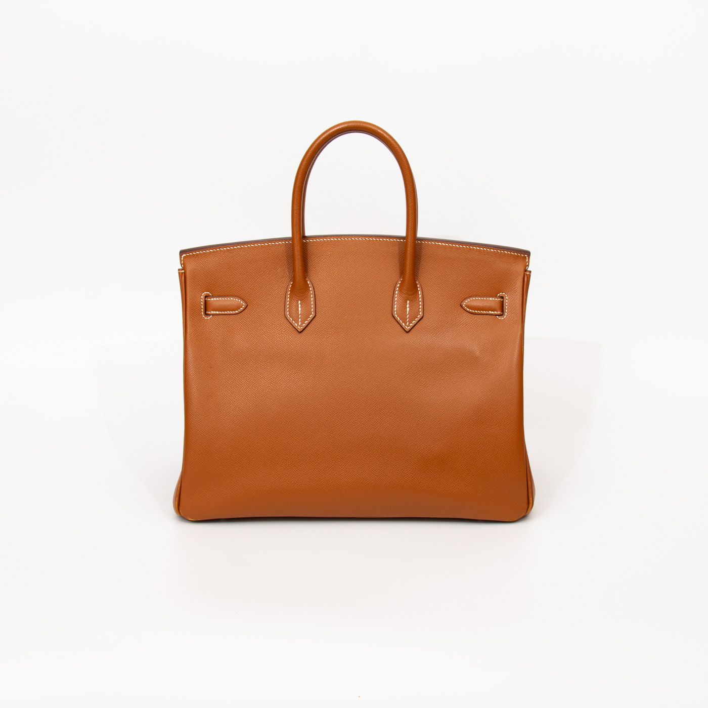Sac à main Hermès Birkin 35, cuir Veau Epsom, finitions dorées et palladium, 2006 – Image 4