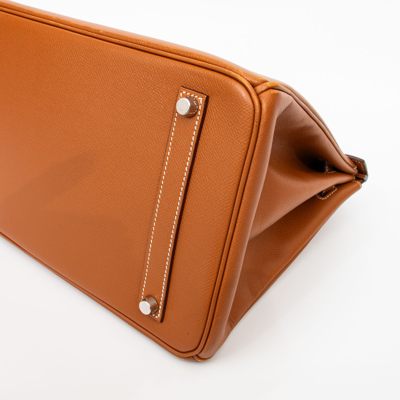 Sac à main Hermès Birkin 35, cuir Veau Epsom, finitions dorées et palladium, 2006 – Image 9