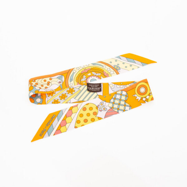 Hermès Twilly Hermès Story Seidentuch Multicolor