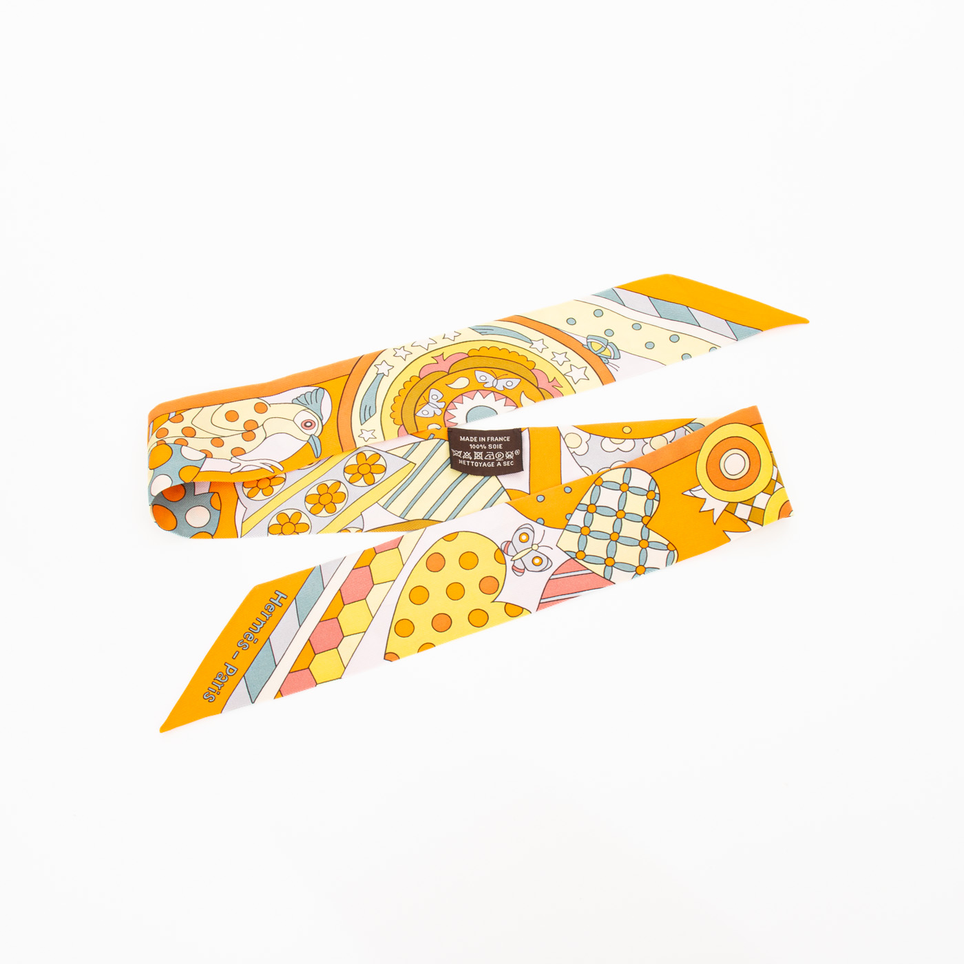Hermès Twilly Hermès Story Seidentuch Multicolor – Bild 2