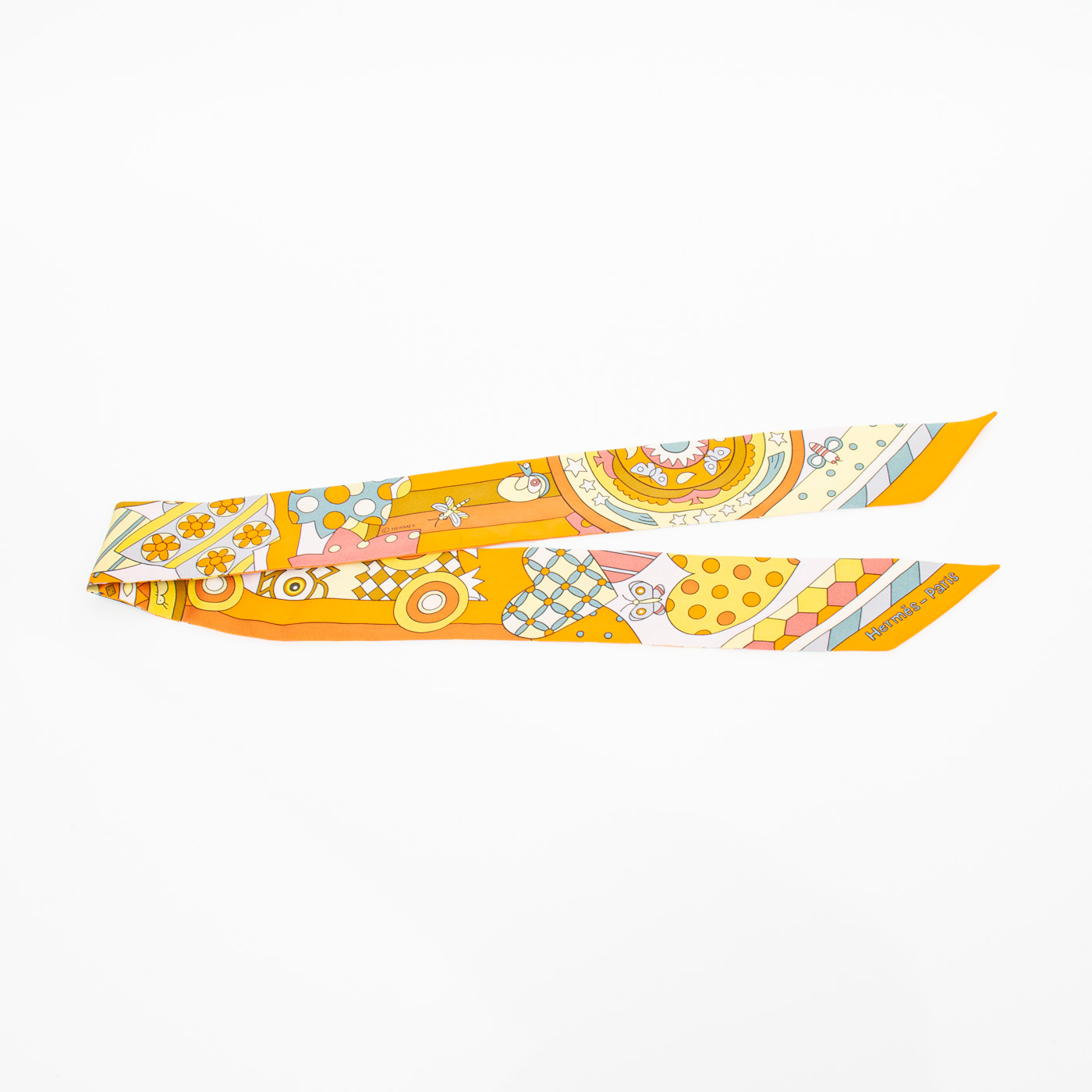 Hermès Twilly Hermès Story Seidentuch Multicolor – Bild 3
