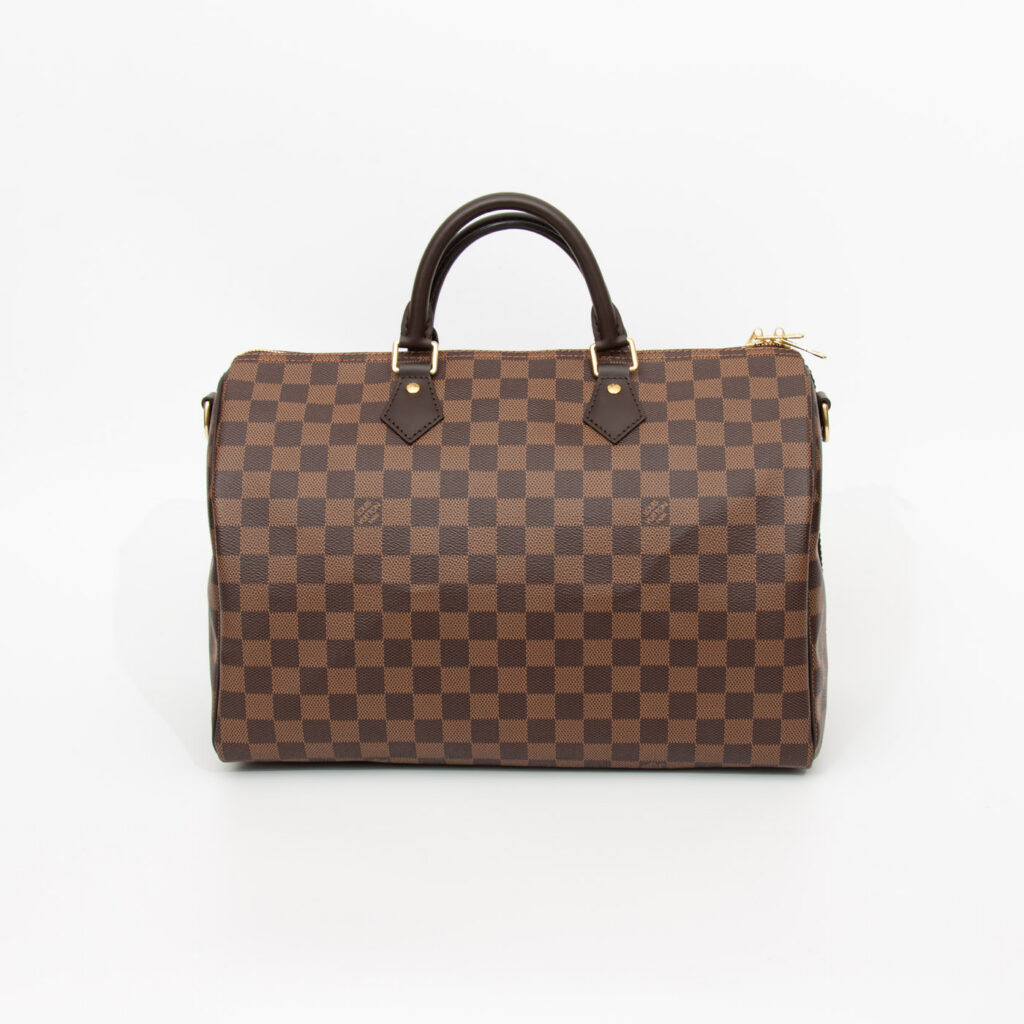 Louis Vuitton Speedy 35 Bandouliere in Damier Ebene