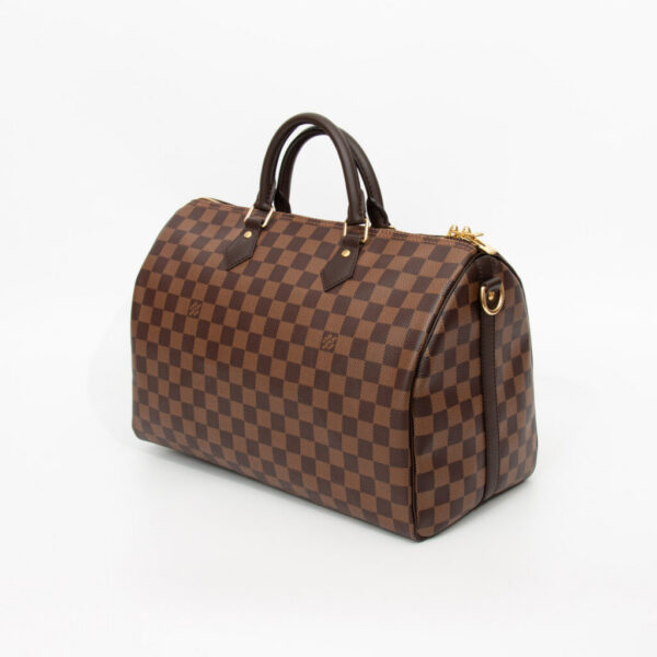 Bandoulière Louis Vuitton Speedy 35 en Damier Ebène