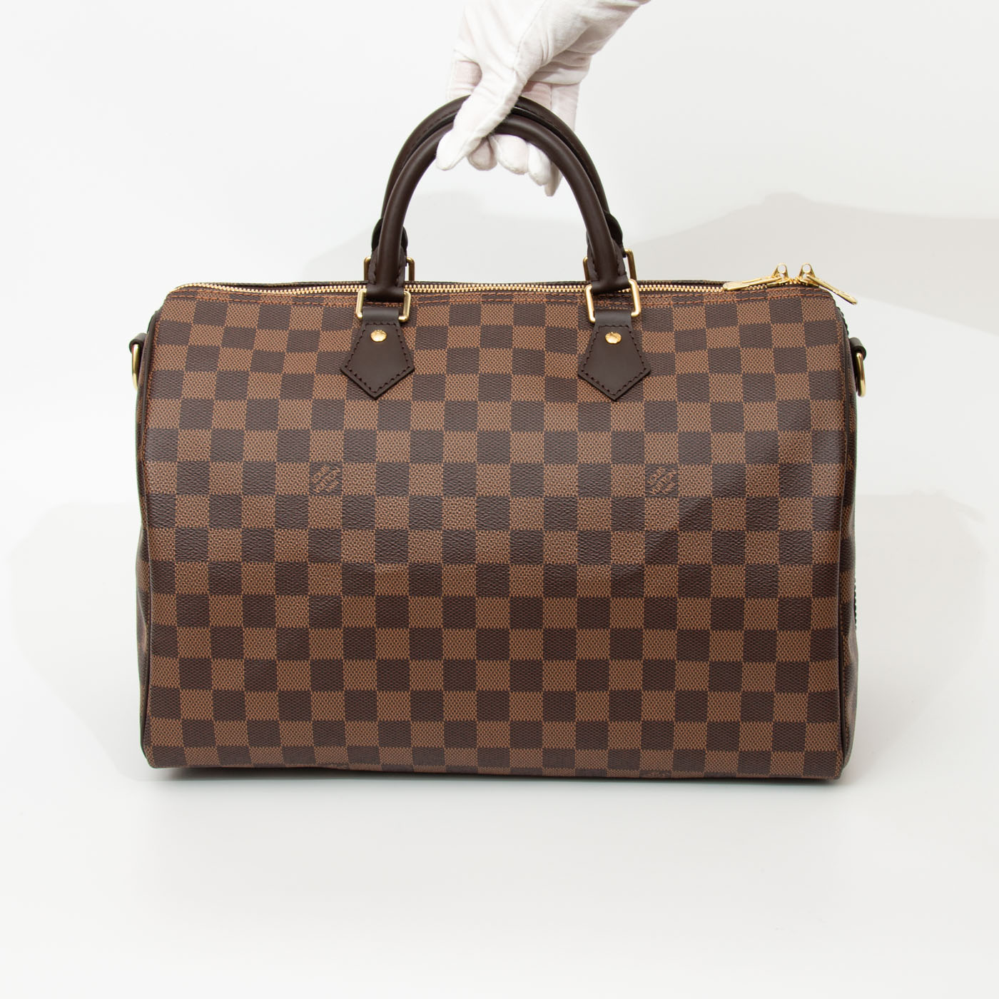 Louis Vuitton Speedy 35 Bandouliere en Damier Ebene – imagen 6