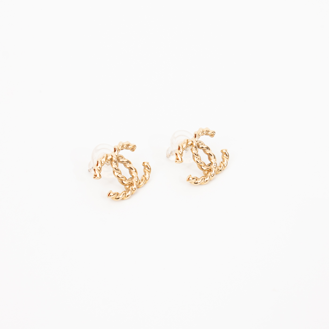 Boucles d'oreilles Chanel Coco Mark CC en or 2024 – Image 3