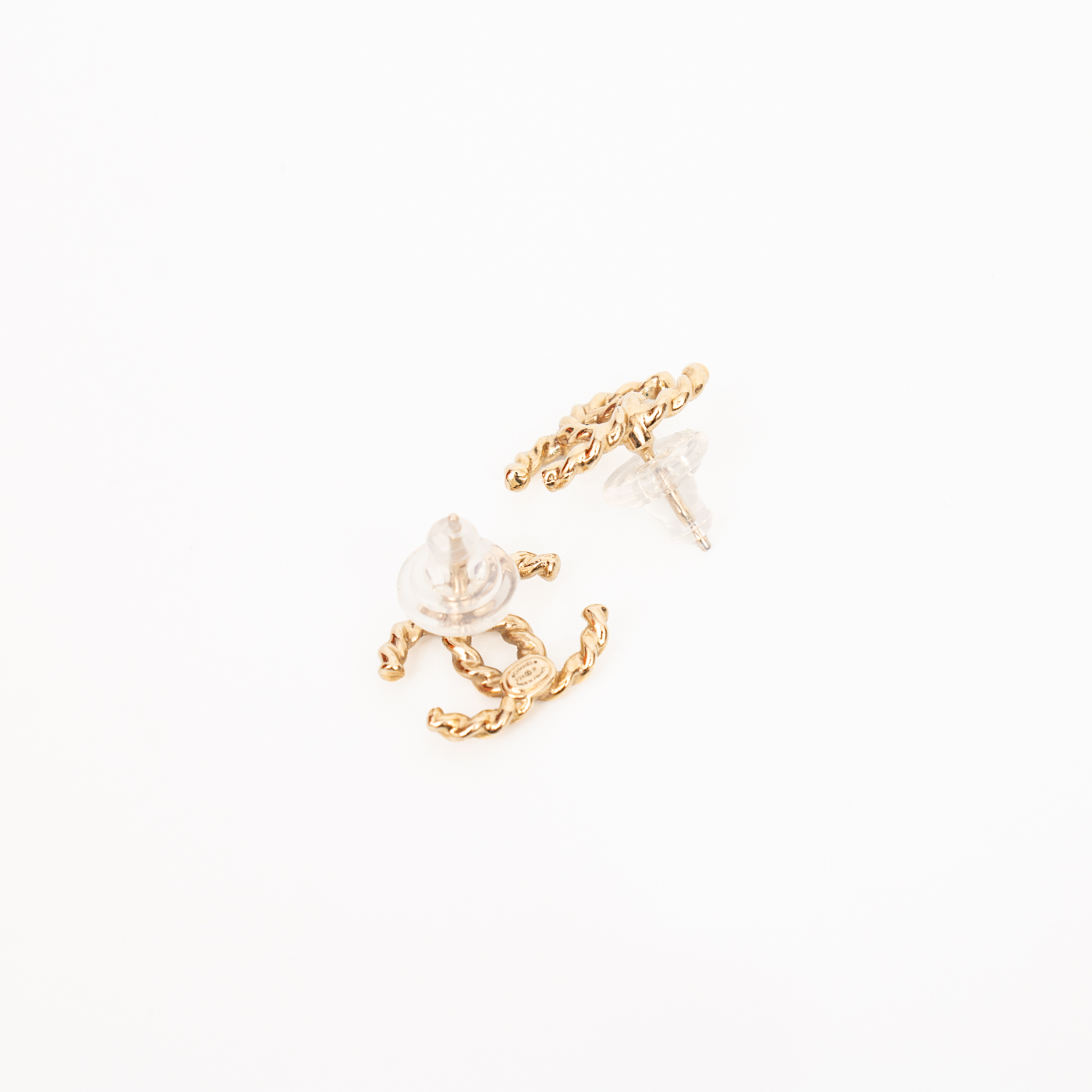 Boucles d'oreilles Chanel Coco Mark CC en or 2024 – Image 4